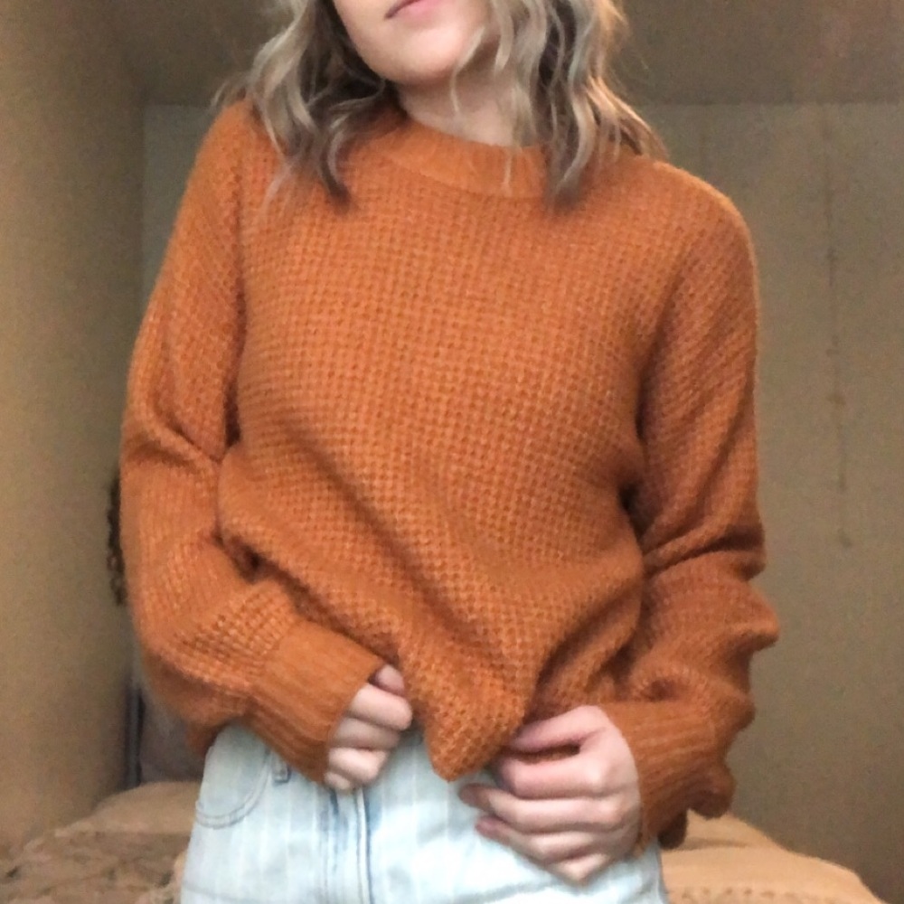 Orange American Eagle Sweater